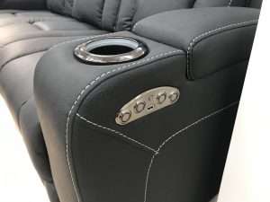 Capital Fabric Electric Recliner Cup Holder