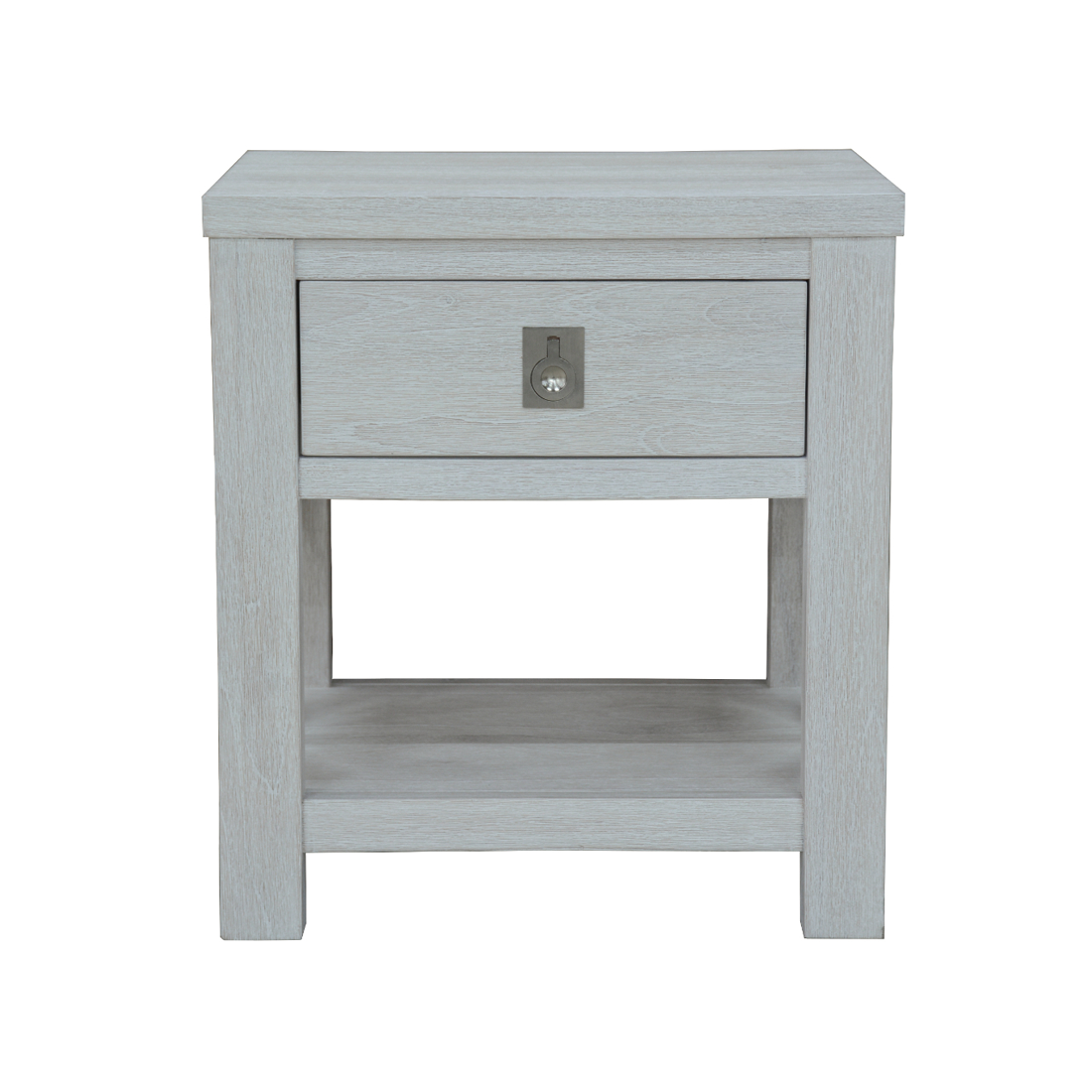 Atlantic Whitewashed Bedside